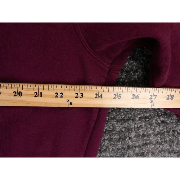 Vintage Virginia Tech Hokies Sweatshirt Mens XL Maroon Red Embroidered Logo NCAA - Picture 6 of 9